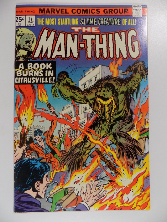 Man-Thing #17 Marvel Comic May 1975 Very Fine/Near Mint