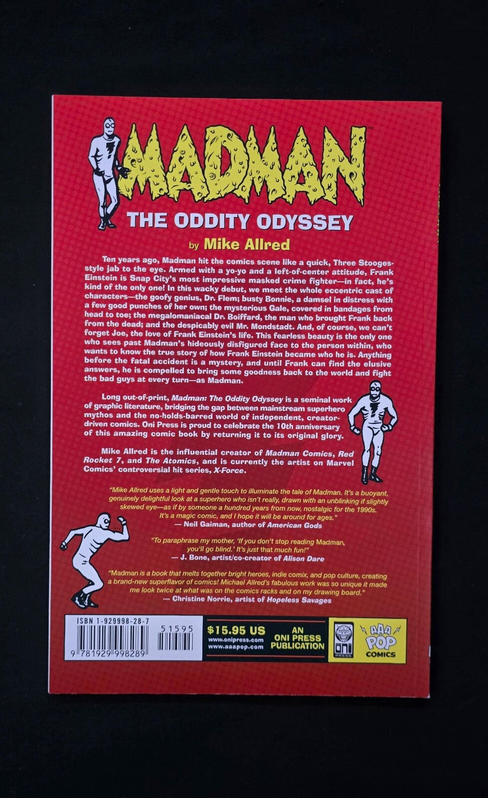 MADMAN By Mike Allred - 2 book lot (1st ed TPB Oni Press, 2002)