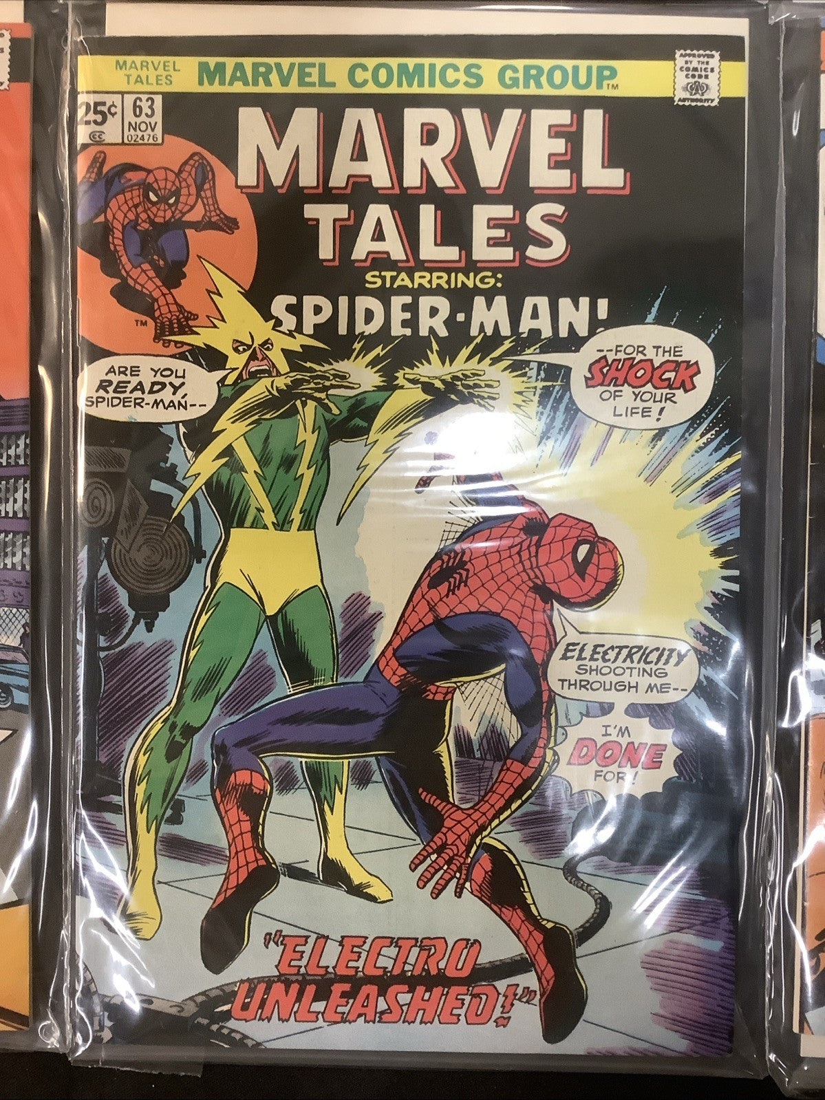 Marvel Tales #59-64 Comic Lot, Reprints The Night Of The Prowler, Lee/Buscema