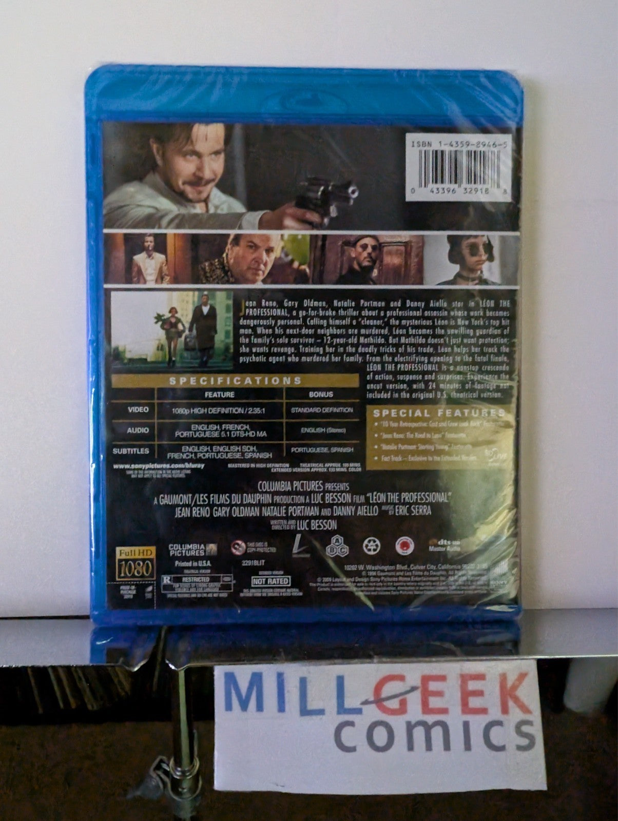 Leon: The Professional, Luc Besson (Blu-Ray 1994) Brand New -JD