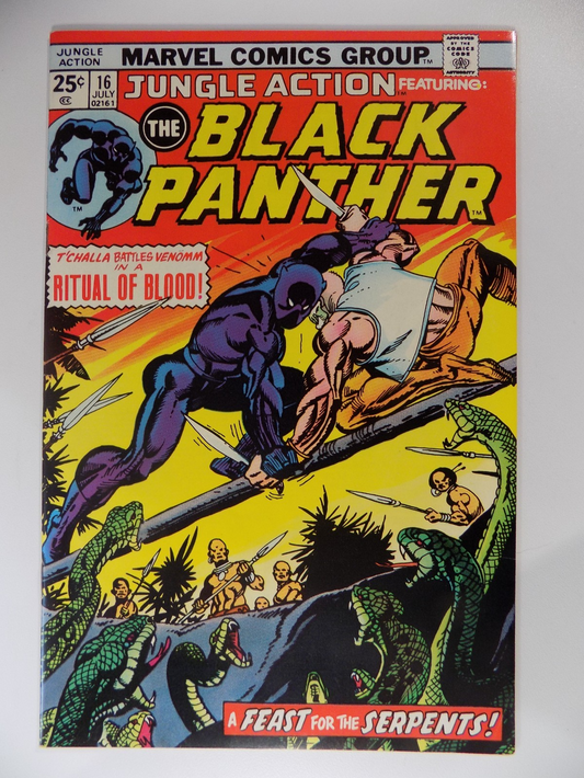 Jungle Action #16 Marvel Comic July 1975 Very Fine+