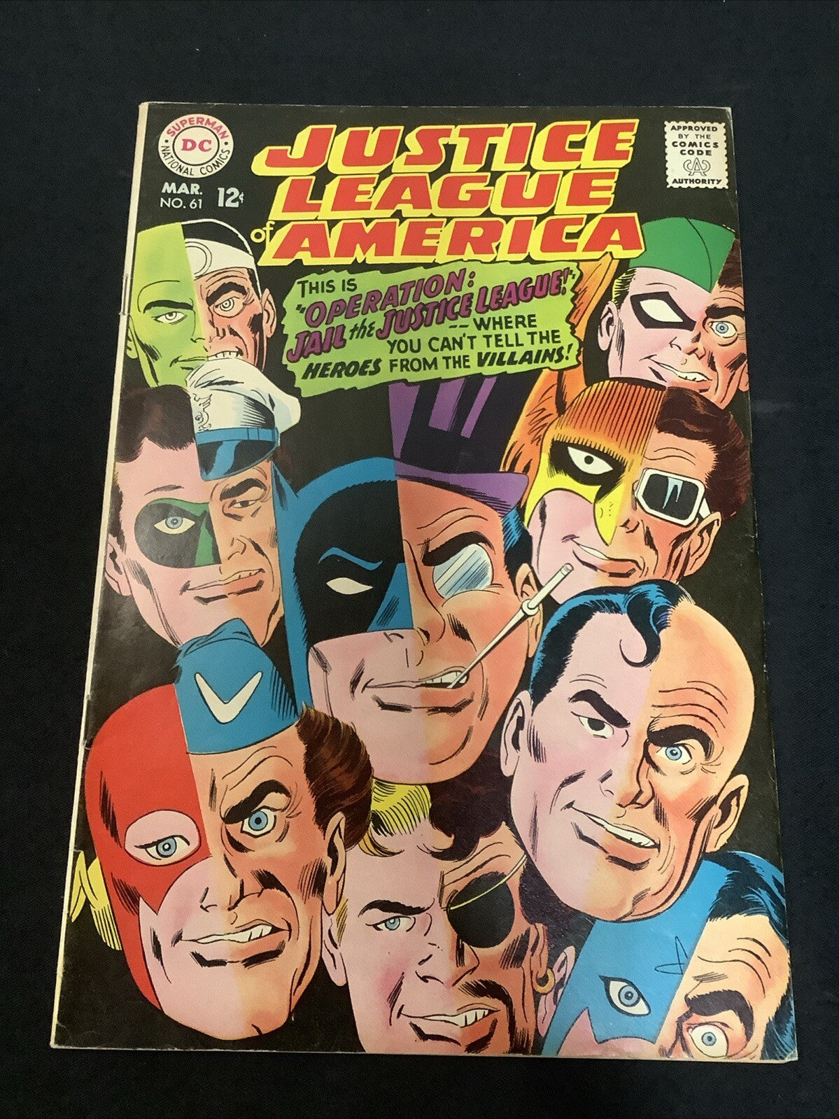 Justice League of America #61 (DC 1968) VF- (7.5) Light Tan To Cream Pages