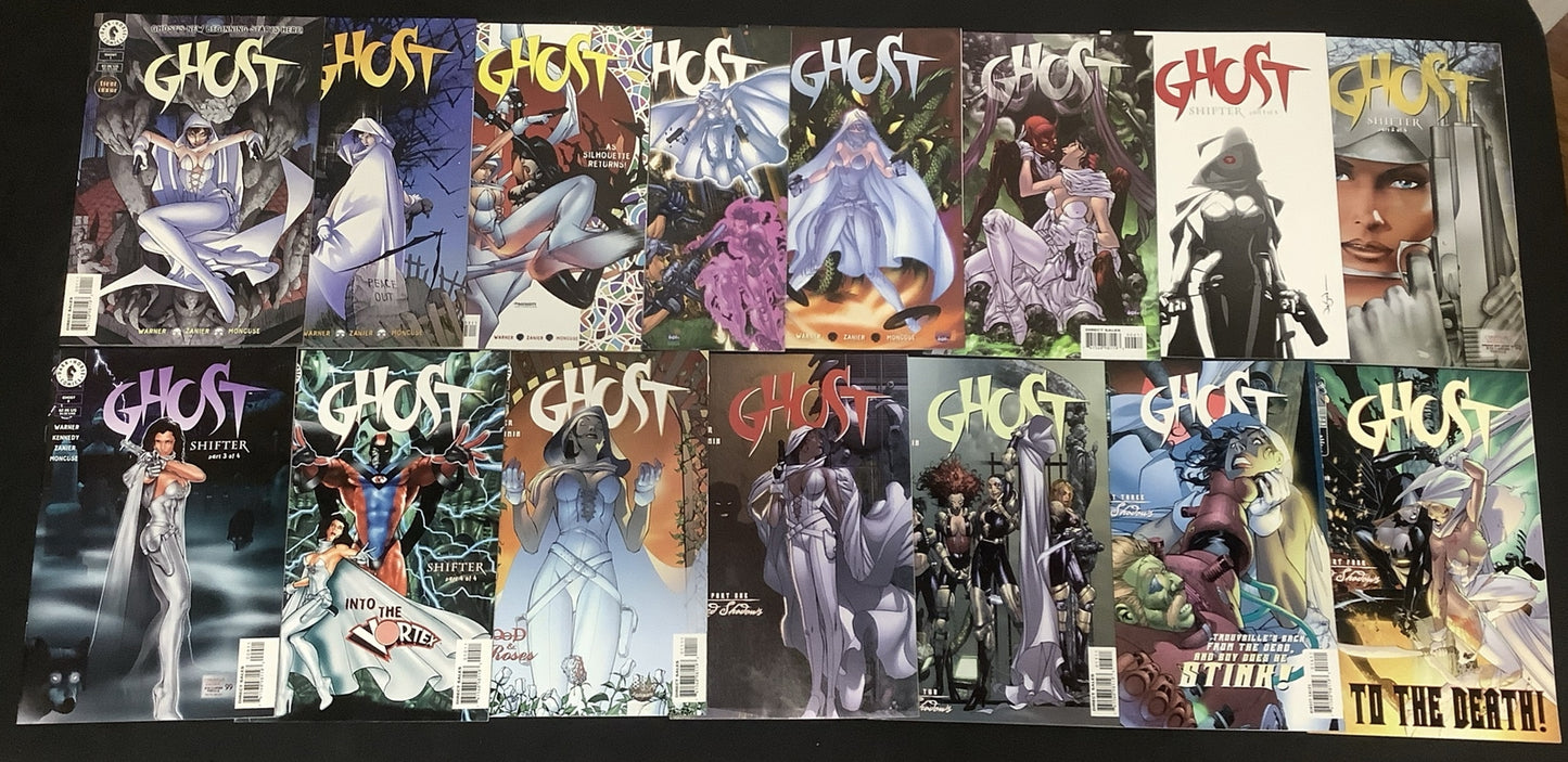 Ghost (Vol.2) #1-15 Comic Lot, Dark Horse Comics, Chris Warner, 1999