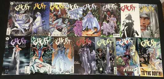 Ghost (Vol.2) #1-15 Comic Lot, Dark Horse Comics, Chris Warner, 1999