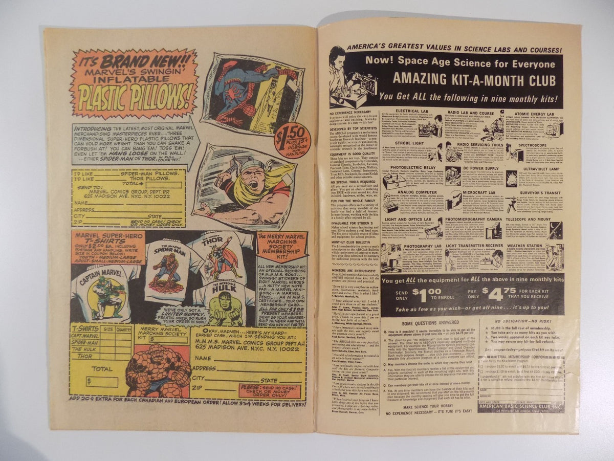 Thor #155 Marvel Comic August 1968 Fine-