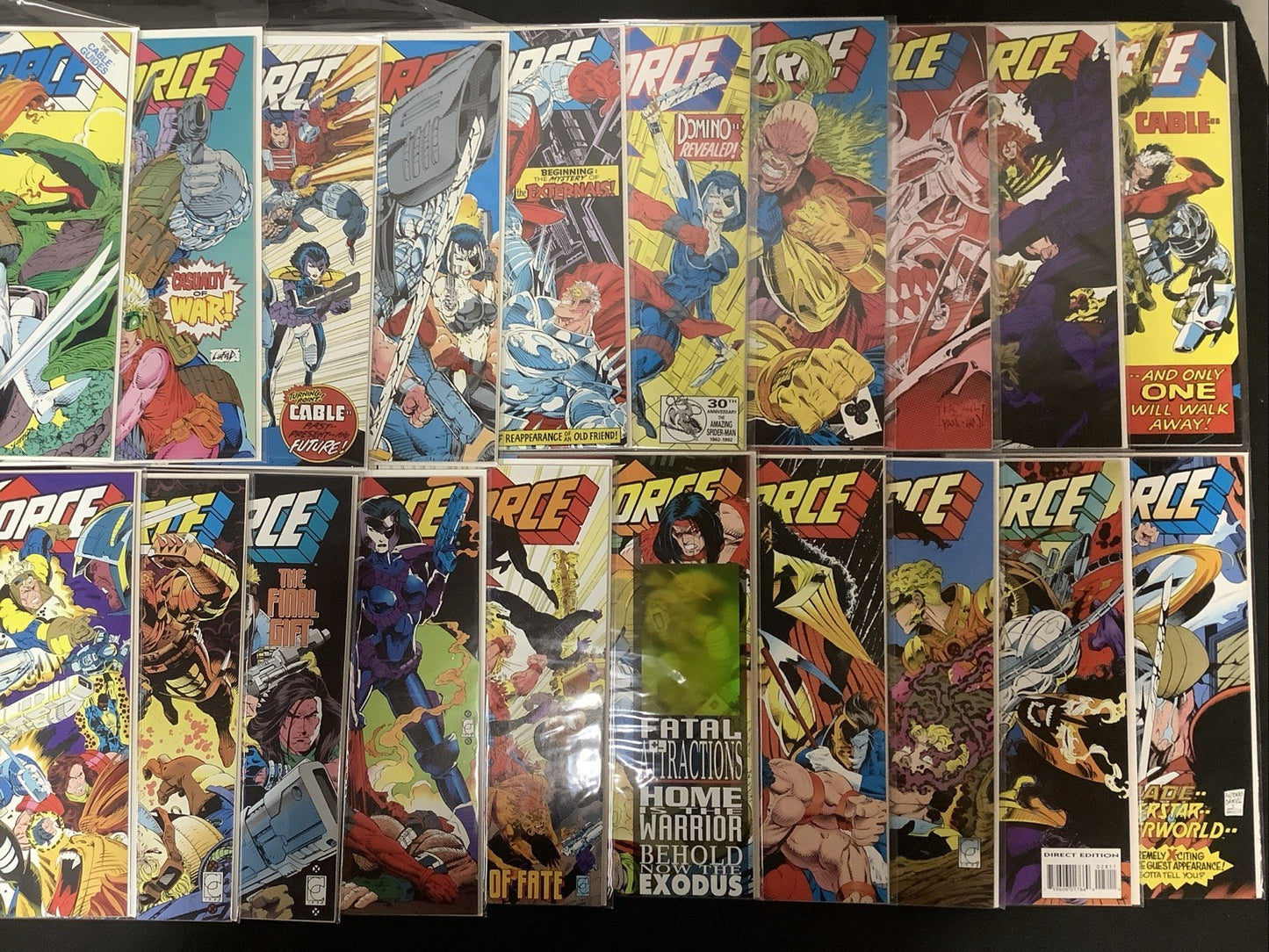 X-Force Comic Lot: See Description And Photos For Details, 84 Comics Total