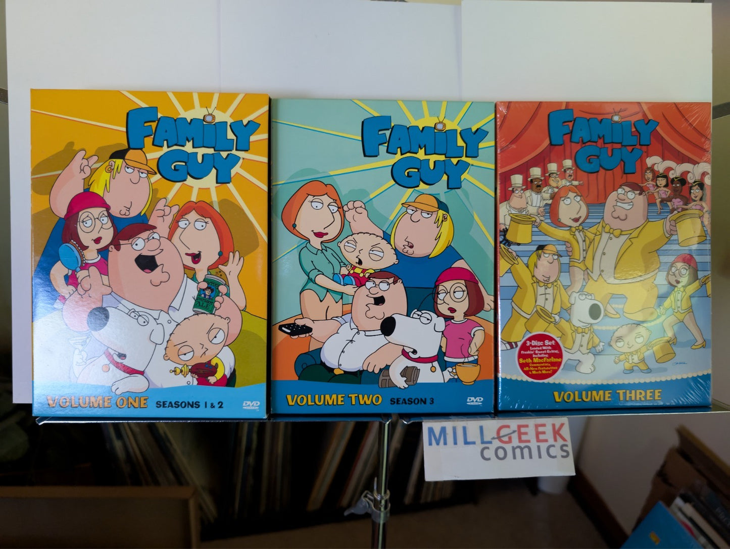 Family Guy Volume One, Volume Two, Volume Three (New) (DVD) -JD