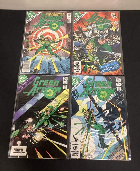Green Arrow 1-4 Complete Comic Mini-Series, DC Comics, 1st Solo Title, Newsstand