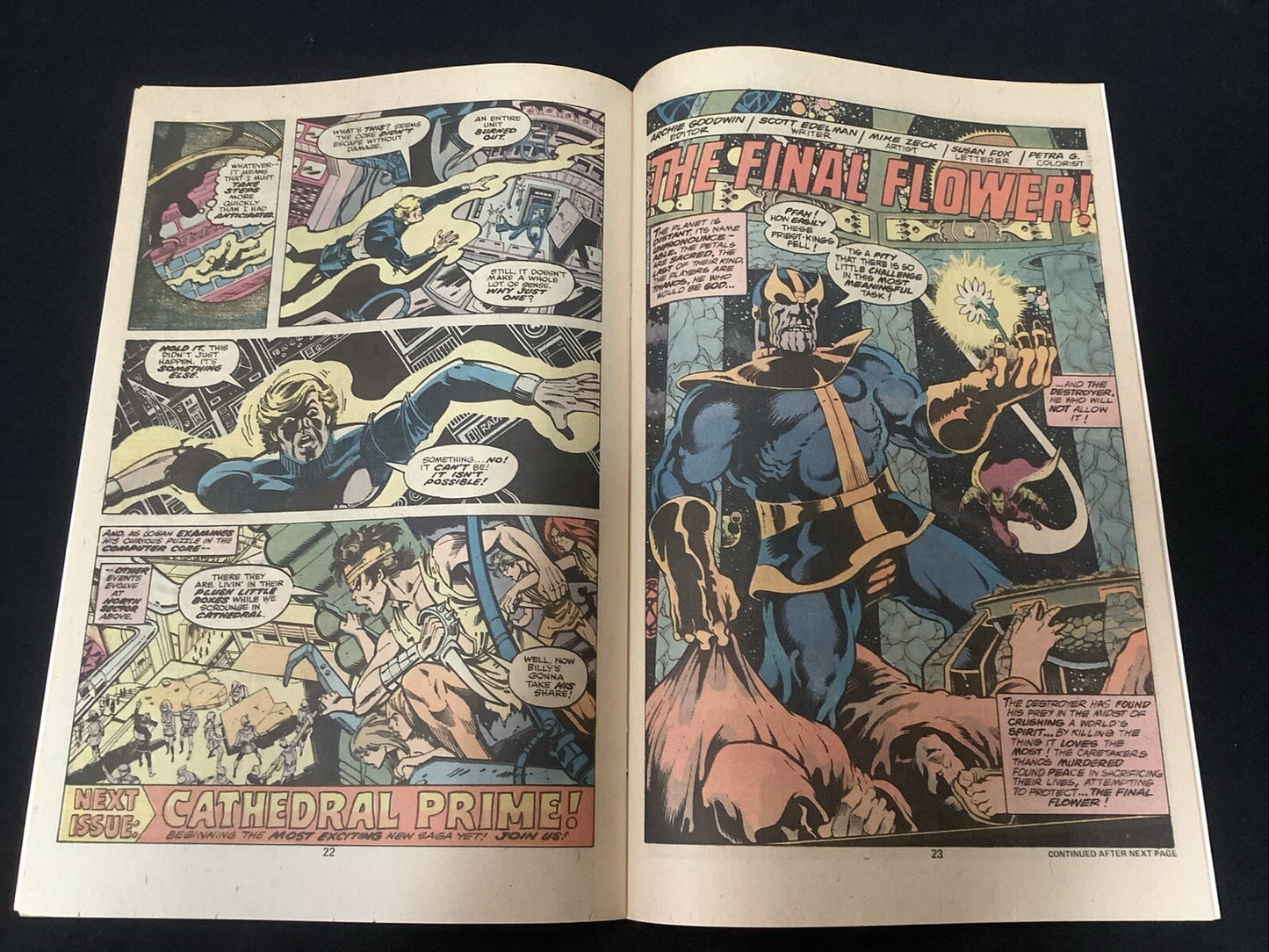 Logan's Run #6 (Marvel Comics 1977) VF/NM (9.0) 1st Thanos Solo Story, Newsstand