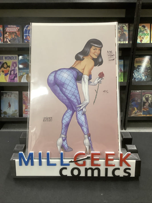 Bettie Page #5 (2020) VF/NM (9.0) Joseph Michael Linsner Virgin Variant