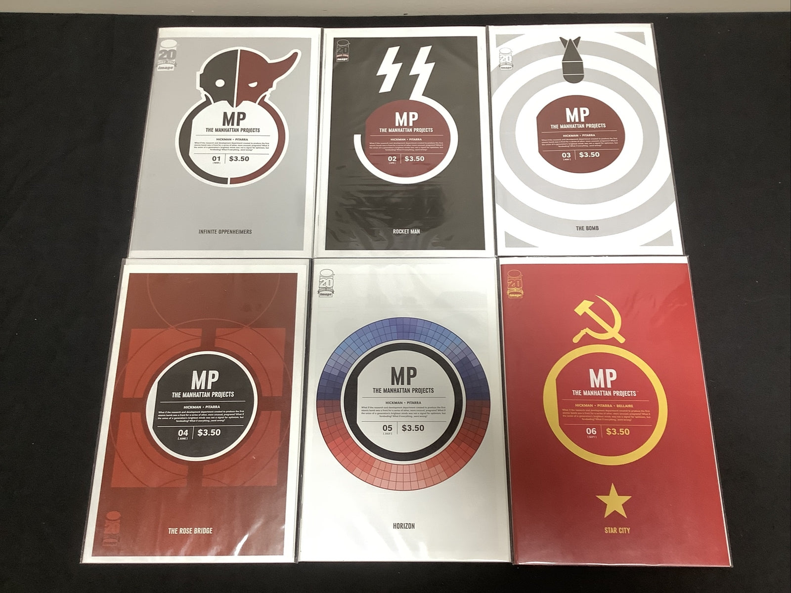 Manhattan Projects #1-6 Comic Lot, Image, Johnathan Hickman, Oppenheimer