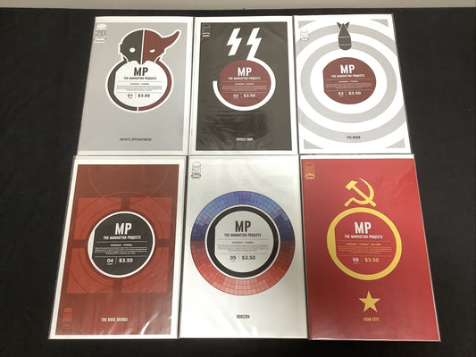Manhattan Projects #1-6 Comic Lot, Image, Johnathan Hickman, Oppenheimer