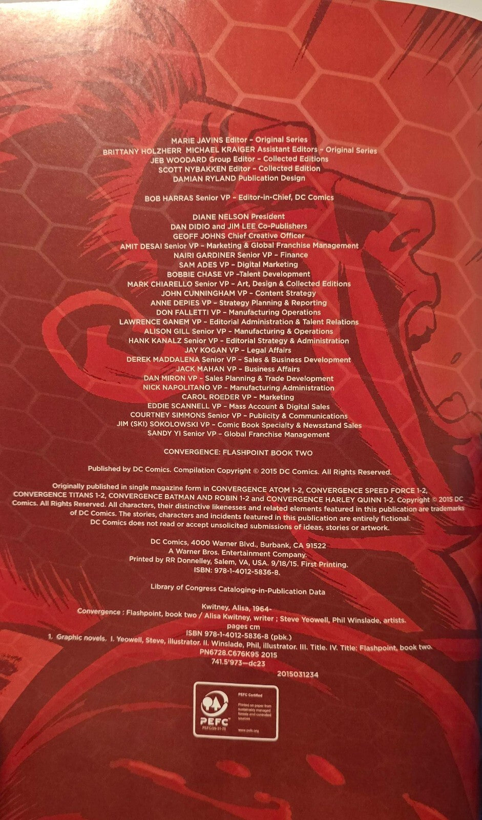 Convergence: Flashpoint TPB Lot - 1&2 - 2 books (2015)