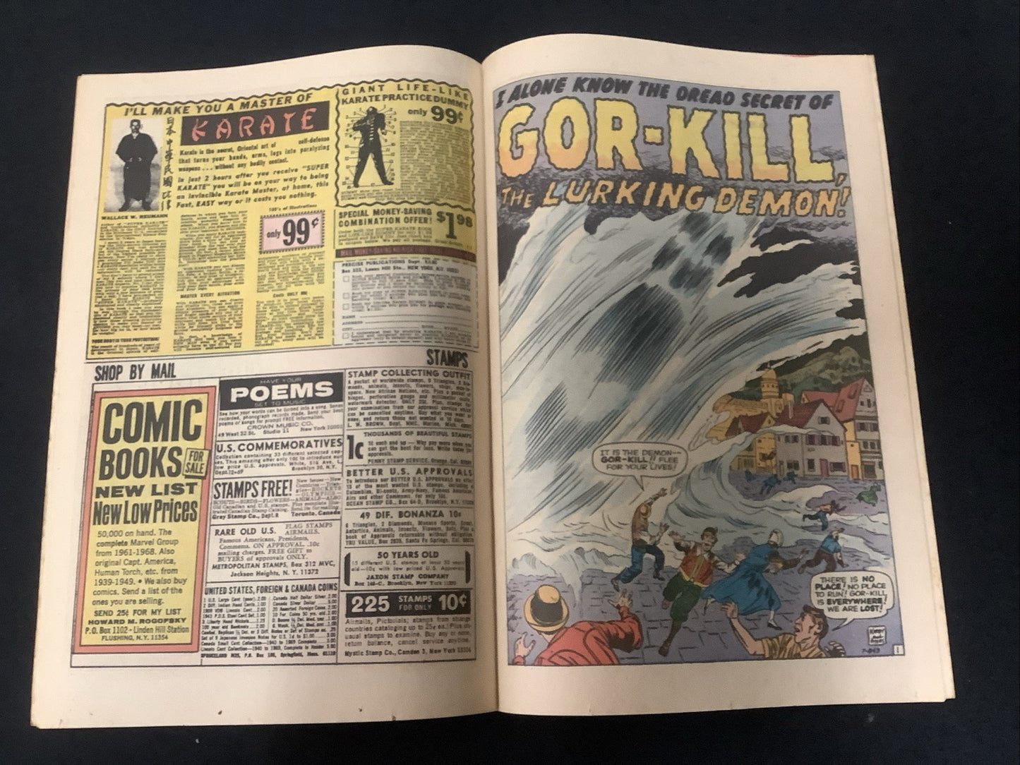 Where Monsters Dwell #1 (Marvel Comics January 1970) VF (8.0) The Cyclops