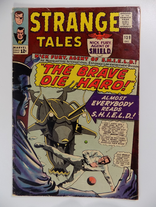 Strange Tales #139 Marvel Comic December 1965 Fine