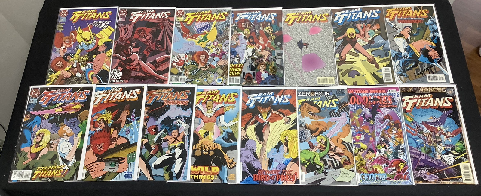 Team Titans #1-24 + Annuals #1-2 Complete Comic series, All five variants of #1