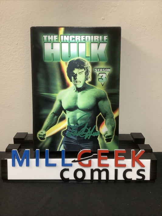 The Incredible Hulk, The Complete Season 3 (DVD, 5-Disc Set) LOU FERRIGNO SIGNED