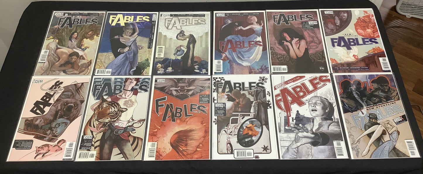 Fables #1-25 Comic Lot, DC Comics Vertigo, Bill Willingham Lan Medina, 2002