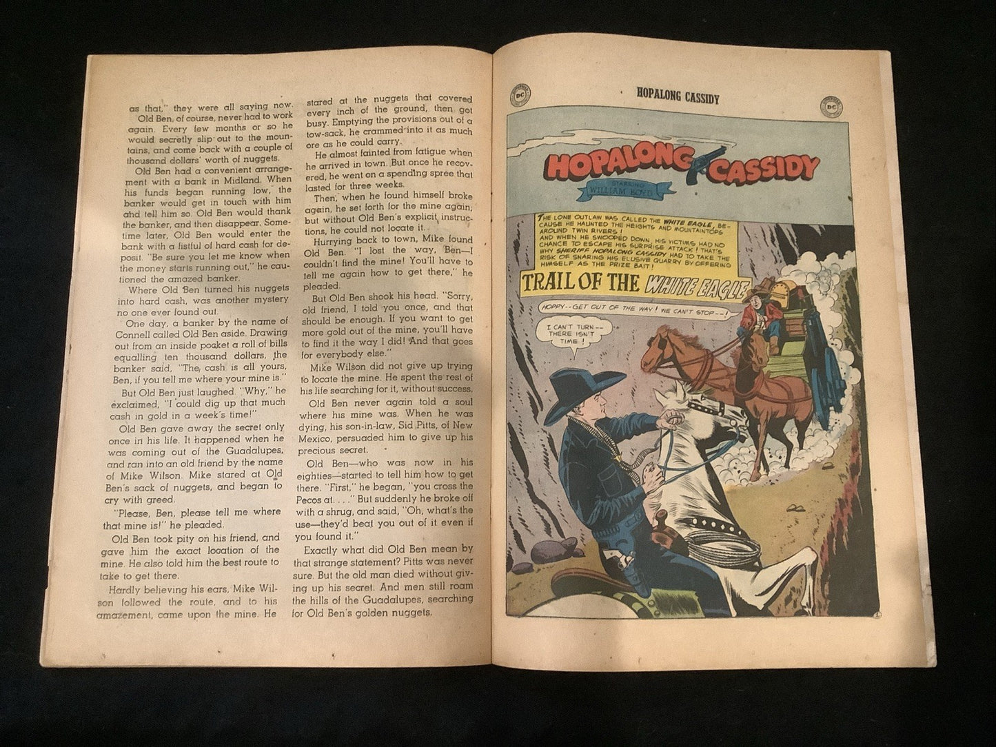 Hopalong Cassidy #120 (DC Comics December 1956) F/VF (7.0) William Boyd