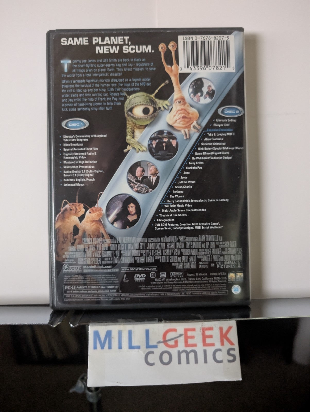 Men In Black / Men In Black II, 2 Movie Set (DVD) Like New -JD