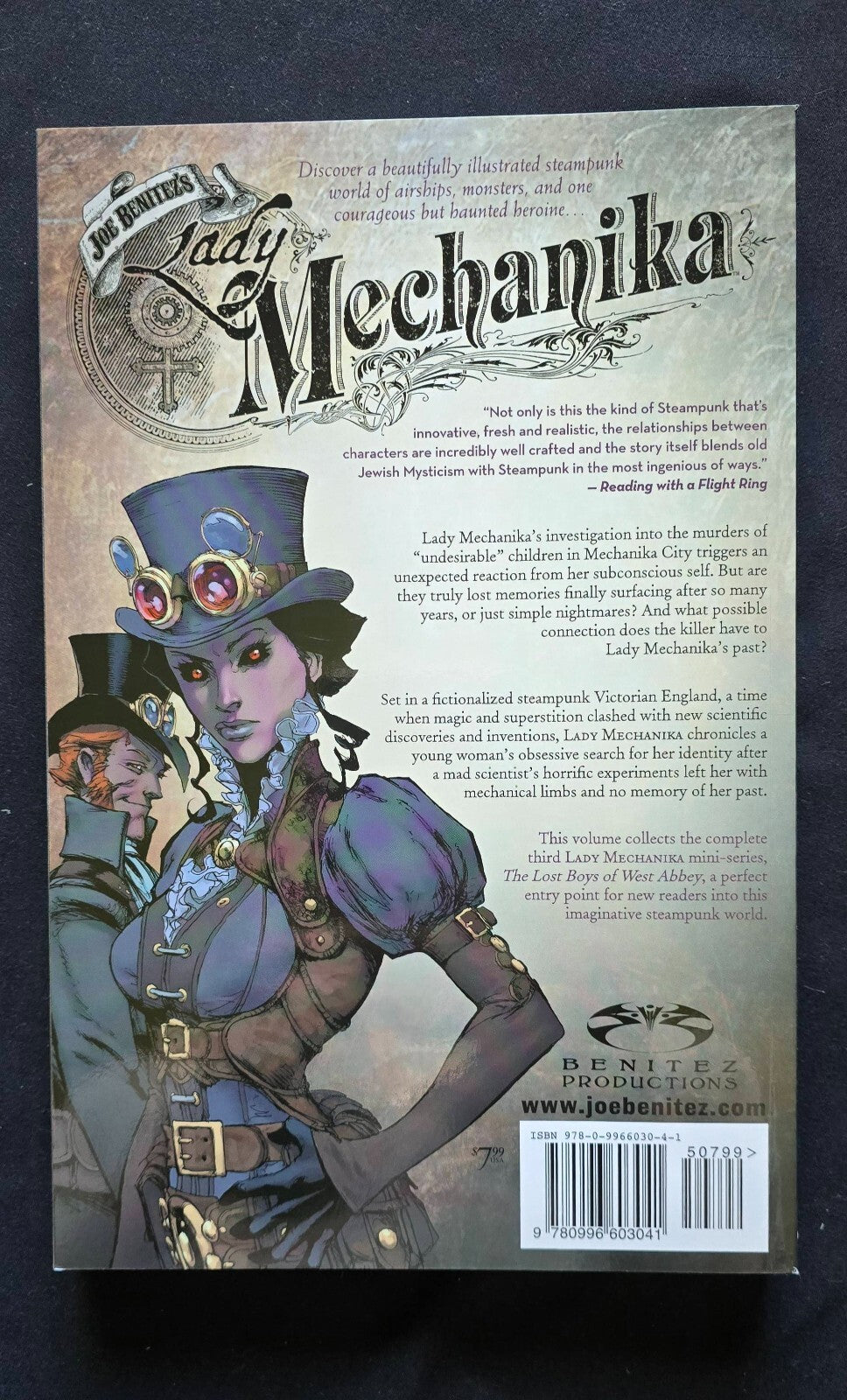 Lady Mechanika Volumes. 1-3 TPB Lot By Joe Benitez (2016,2017)