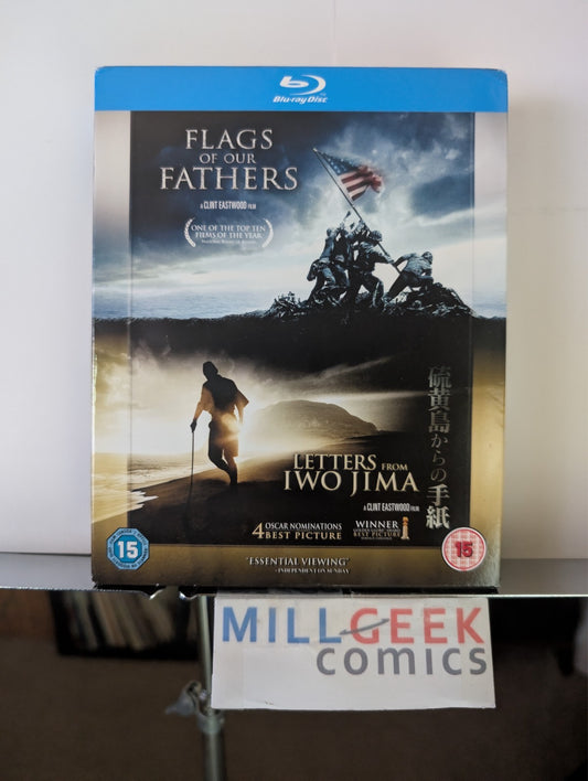 Flags of our Fathers & Letters from Iwo Jima (Blu-Ray) Like New Region Free -JD