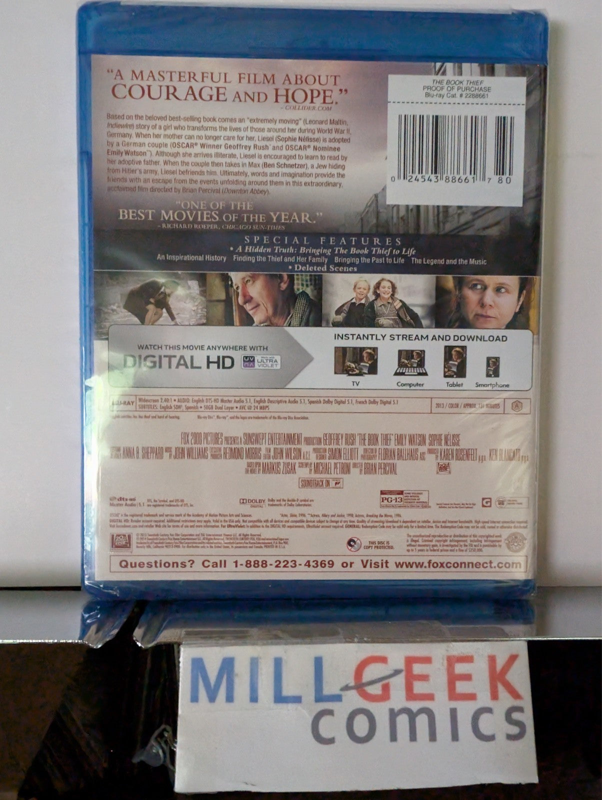 The Imitation Game / The Book Thief, 2 Movie Set (Blu-Ray) Like New -JD