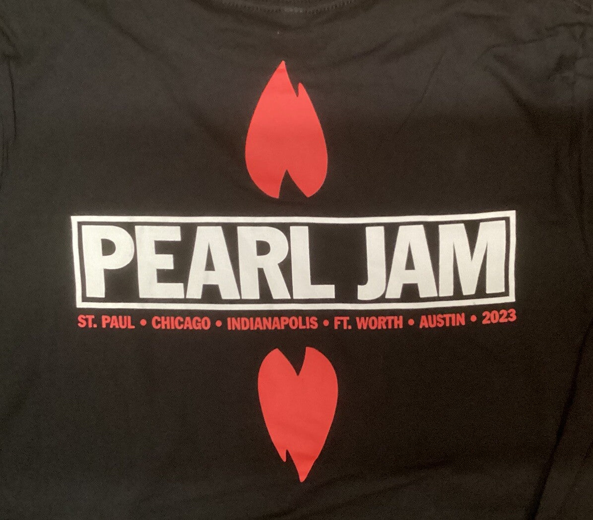 Pearl Jam 2023 Tour Shirt - Men’s Large, NEW