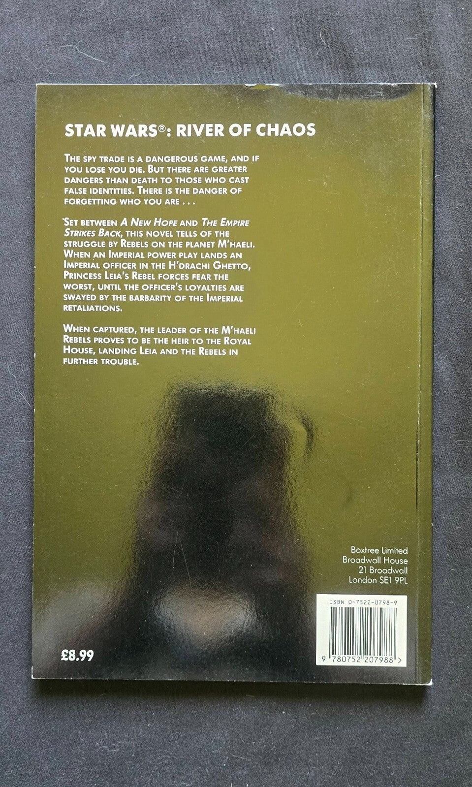 Star Wars: River Of Chaos By Louise Simonson - Boxtree UK print! (1st Ed 1995)