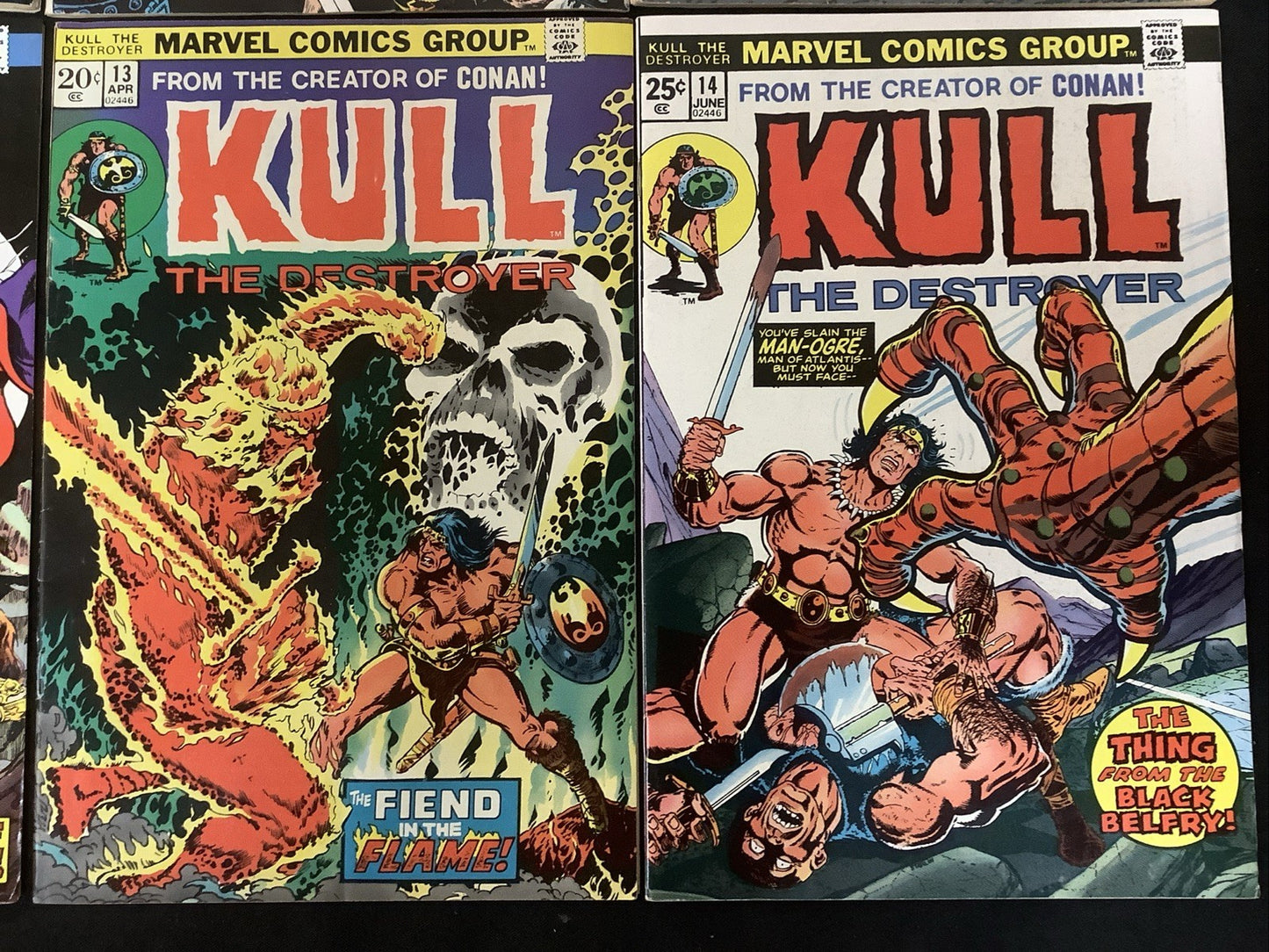 Kull, the Conqueror #7-14 Comic Lot, Becomes “Kull The Destroyer” Reader Copies