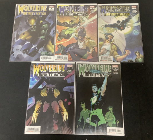 Wolverine Infinity Watch #1-5 Complete Comic Set, Hector Bautista As Overtime