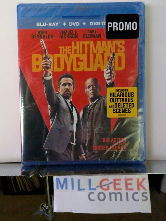 The Hitman's Bodyguard, Ryan Reynolds (Blu-Ray 2017) Brand New -JD