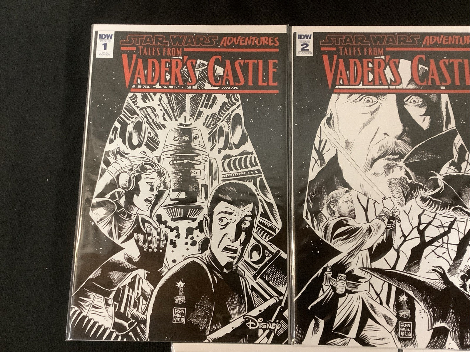 Star Wars Adventures Tales from Vader's Castle #1-5 Complete Set, 1:10 Covers