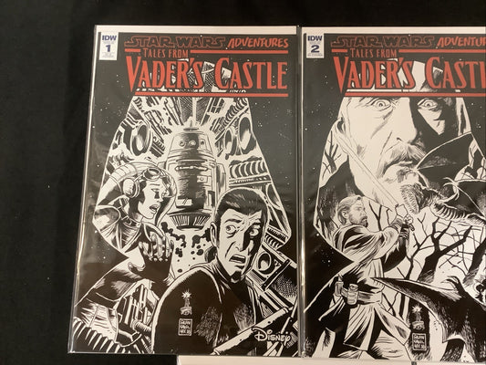 Star Wars Adventures Tales from Vader's Castle #1-5 Complete Set, 1:10 Covers