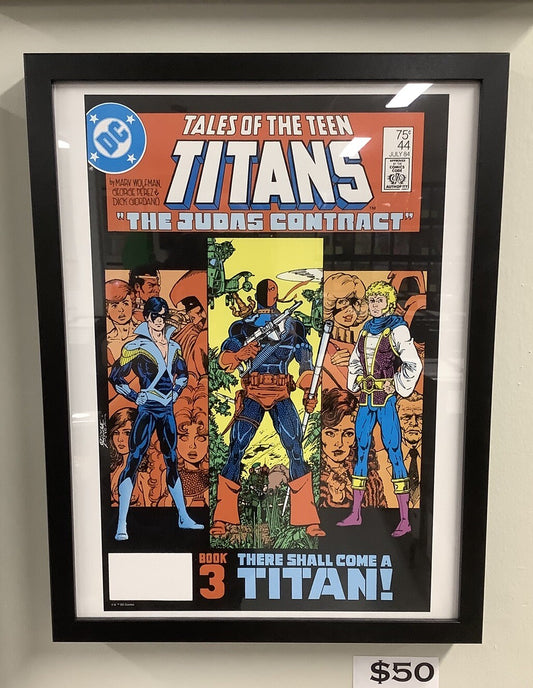 Tales Of The Teen Titans #44 Art Print, 12” X 16”, With Frame, George Perez