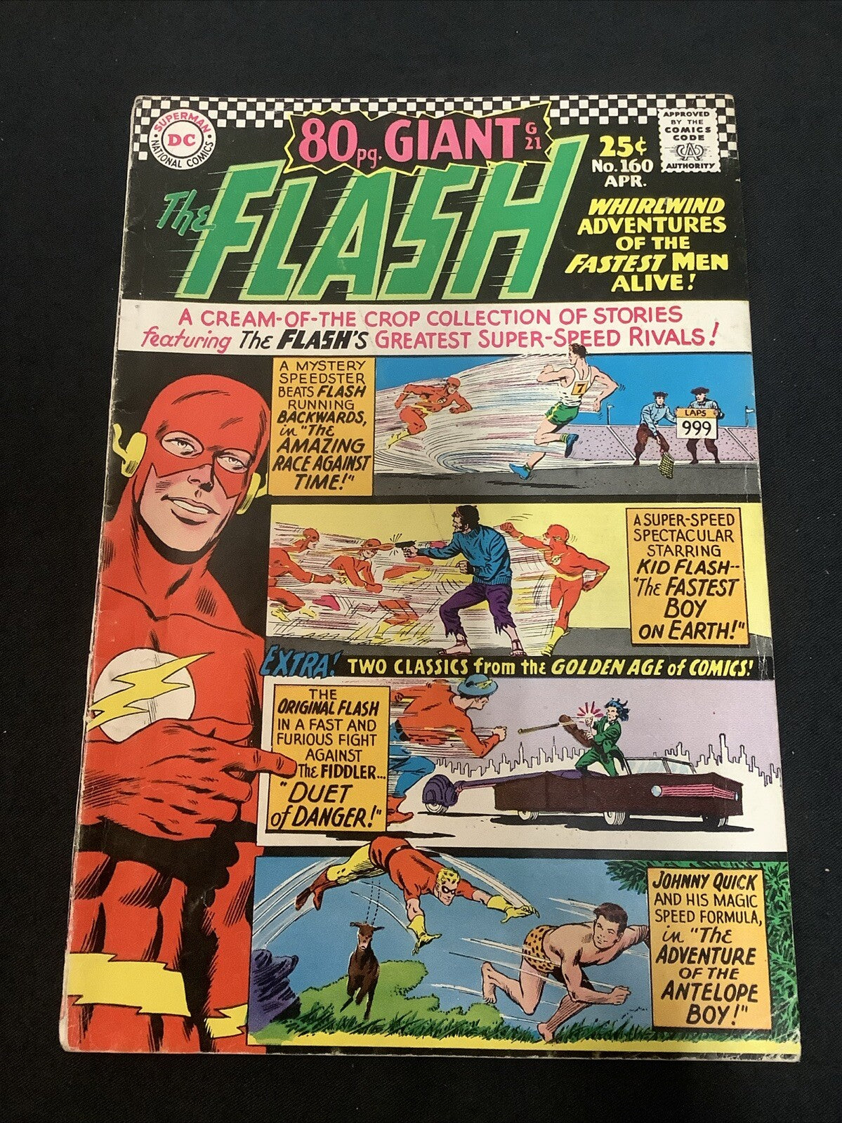 Flash #160 (DC Comics April 1966) F- (5.5) 80 Page Giant