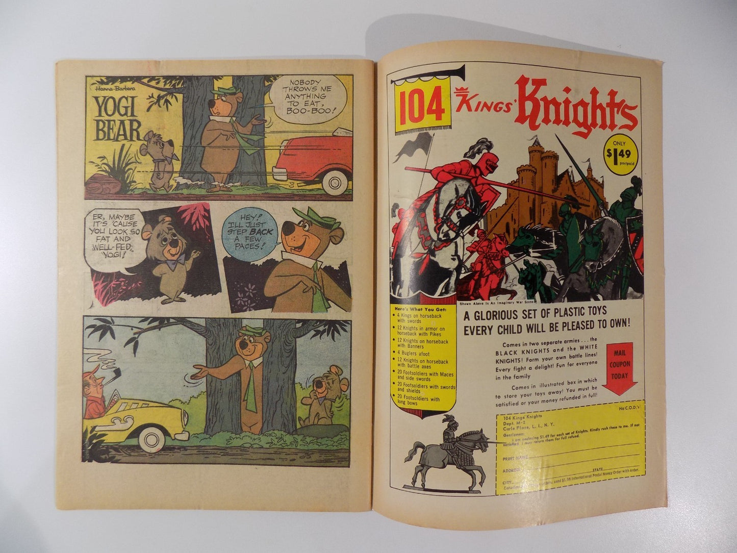 Yogi Bear #18 Gold Key Comic October 1964 Fine/Very Fine