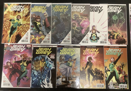 Jean Grey Comic Bundle: Vol.1 #1-11, Vol.2 #1-4, Two Complete Sets, Marvel