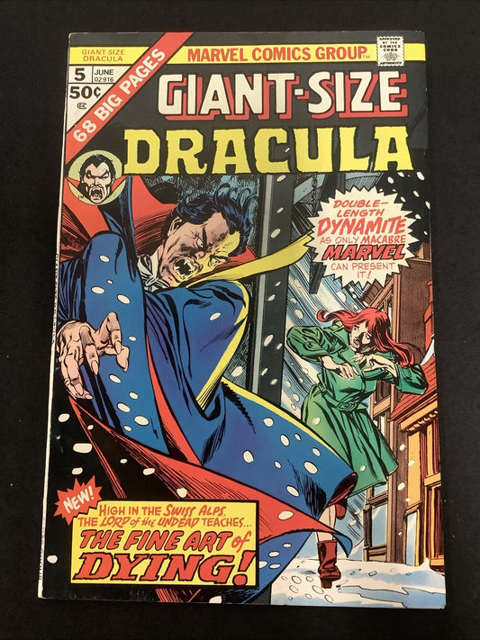 Giant-Size Dracula #5 (Marvel Comics Jun 1975) VF (8.0) Bob Correra/Don Warfield
