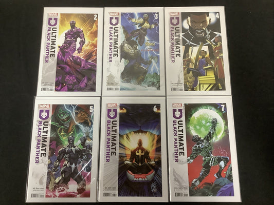 Ultimate Black Panther #2-7 Comic Lot, Marvel, Bryan Hill/Stefano Caselli