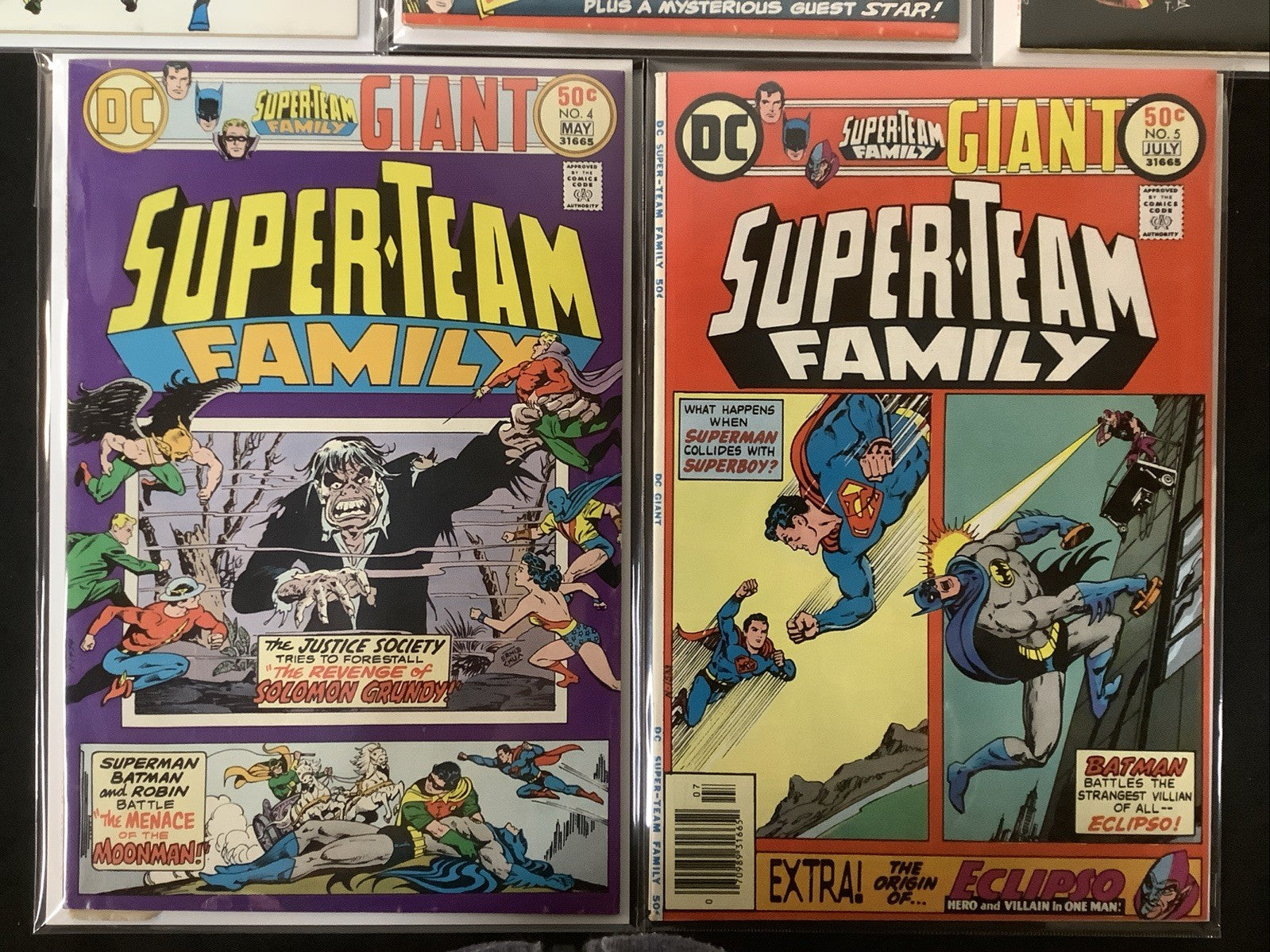 Super-Team Family #1-5 Comic Lot, DC Comics, Neal Adams, High Grade Lot