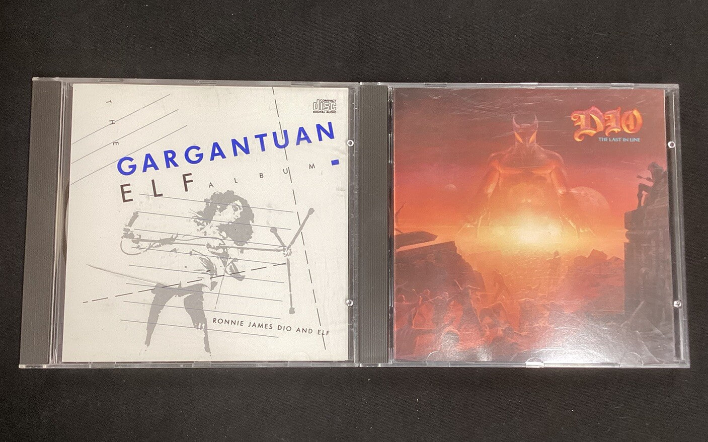Ronnie James, RARE, Dio/Gargantuan Elf 2 CD lot (LIKE NEW) -JD