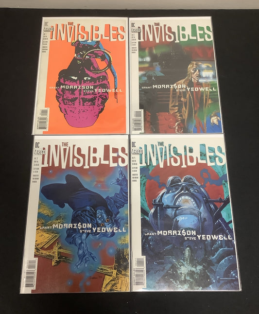 The Invisibles #1-4 Comic Lot, DC Comics/Vertigo, Grant Morrison, 1994