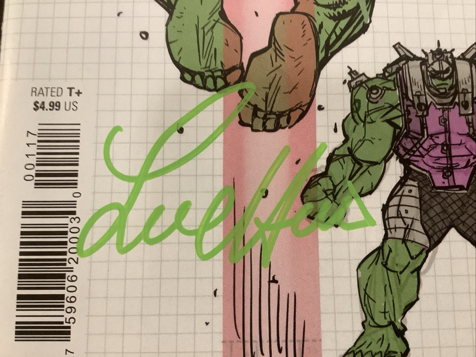 The Hulk #1 (768) Ryan Ottley 1:10 Design Cover (2022) LOU FERRIGNO SIGNED!