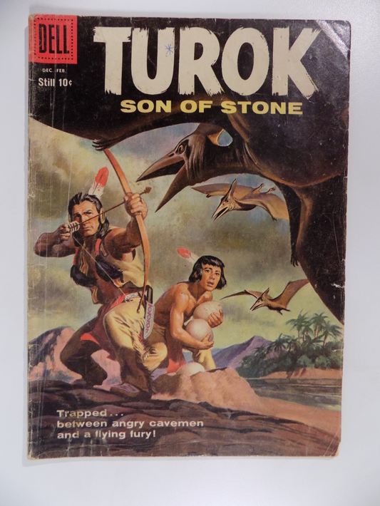 Turok Son of Stone #14 Dell Comic Dec.-Feb. 1959 Very Good