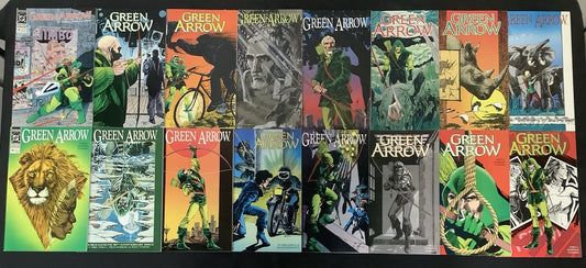 Green Arrow #41-56 Comic Lot, DC Comics, Mike Grell, Double-size Issue 50