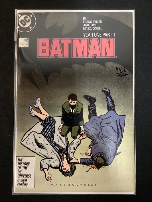 Batman #404-407 Comic Set, Batman Year One, VF/NM Or Better! Frank Miller