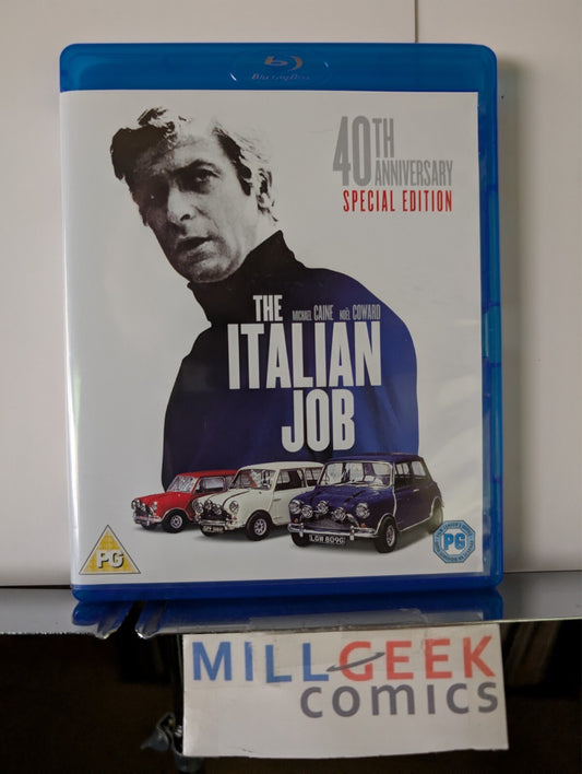 The Italian Job, 40th Anniversary Region B (Blu-Ray 1969) Like New -JD
