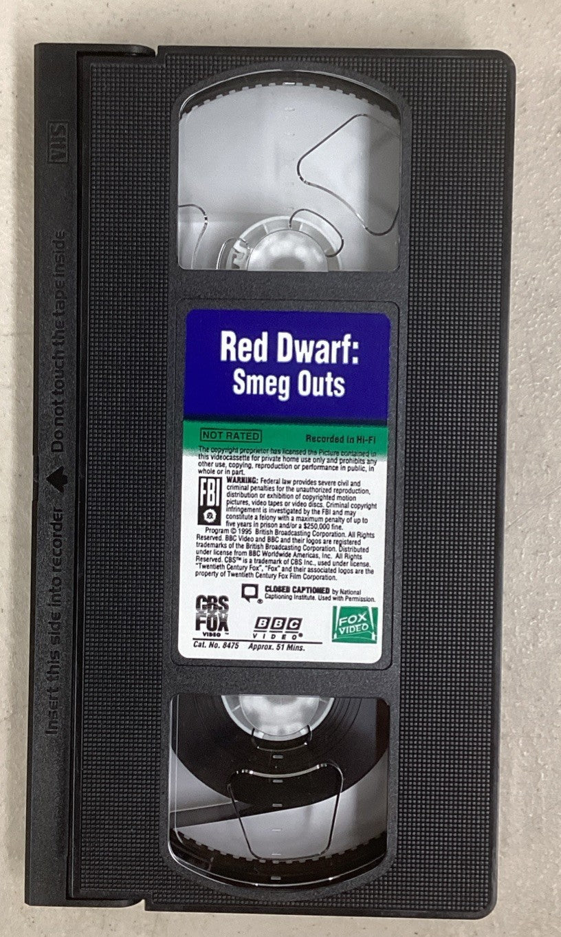 Red Dwarf Smeg Outs VHS BBC Video British TV Season Outer Space Comedy JD