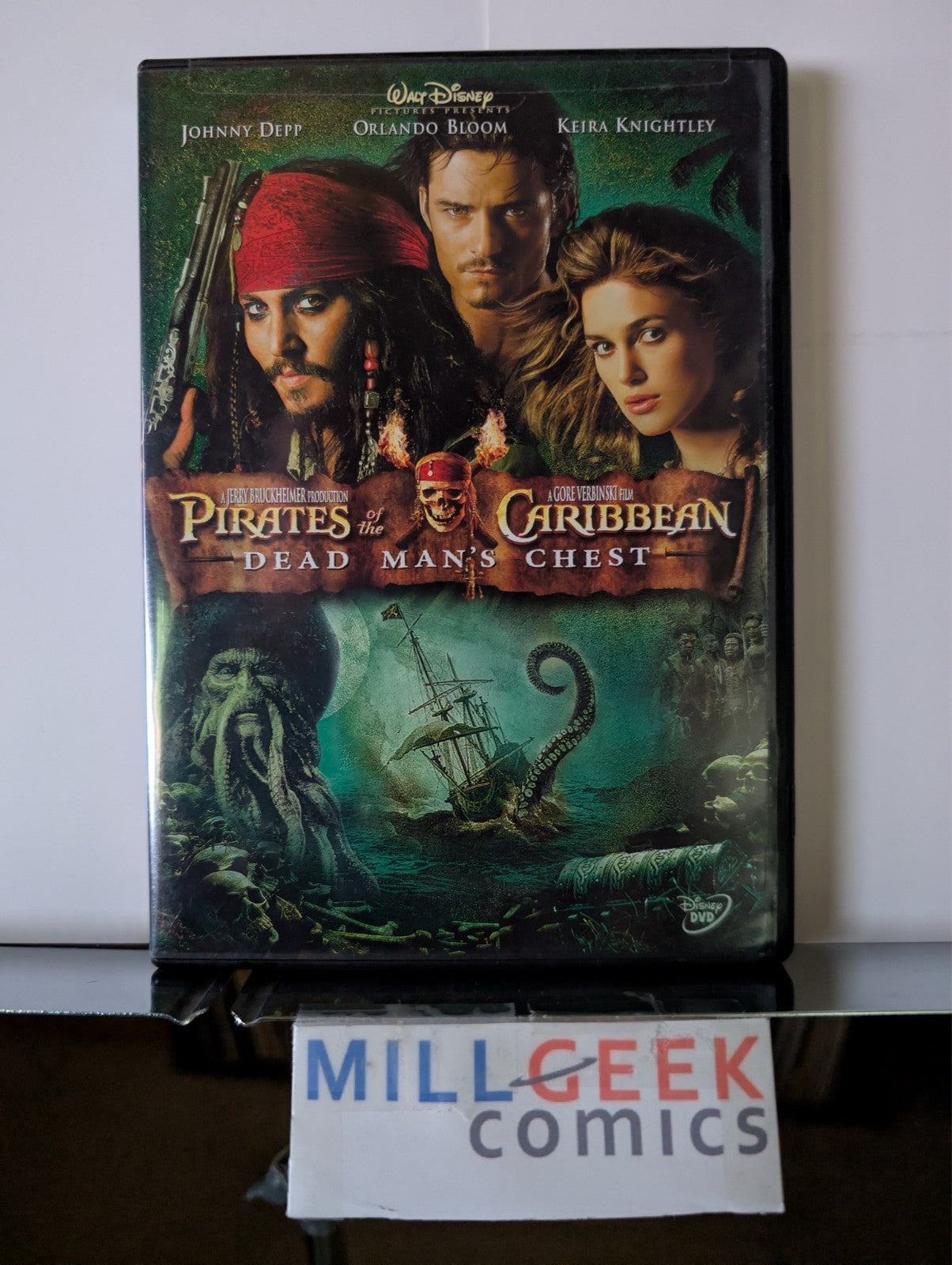 Pirates of the Caribbean, 3 Movie Collection (DVD) Like New -JD